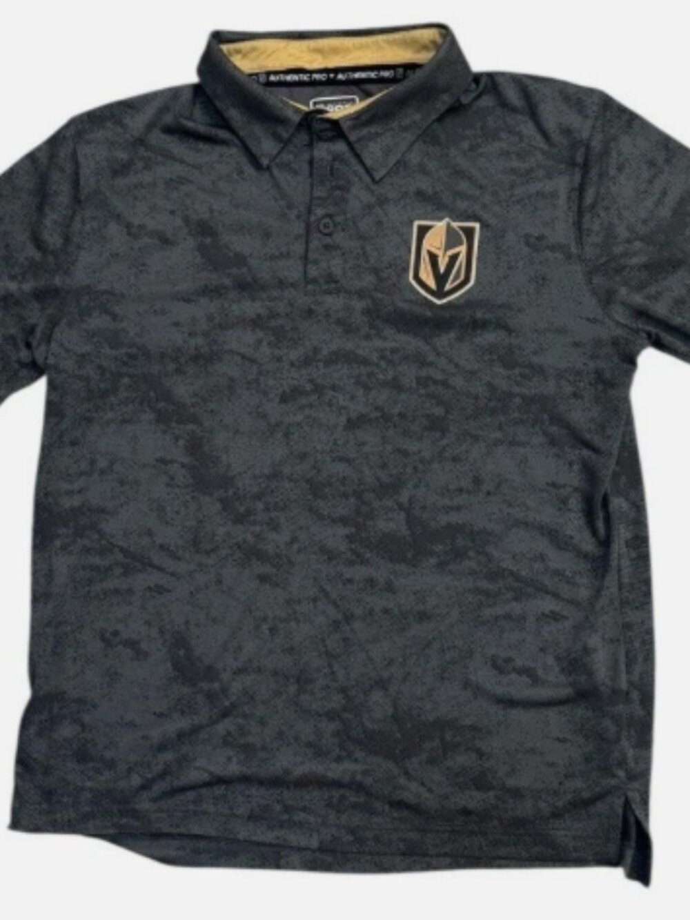 Vegas Golden Knights Authentic Pro Rink Tech Polo Large